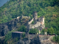 Střekov Castle seen from the Balcony